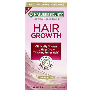 Nature's Bounty, Optimal Solutions®, Hair Growth, 30 Capsules