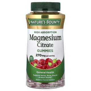 Nature's Bounty, Gummies Magnesium, Raspberi, 90 Gummies