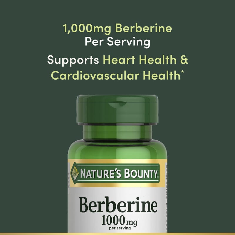 Berberina, 60 cápsulas (500 mg por cápsula)