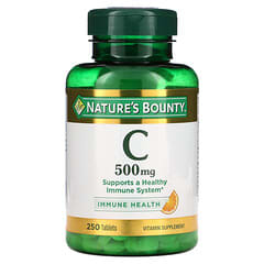 Nature's Bounty, Vitamin C, 500 mg, 250 Tabletten