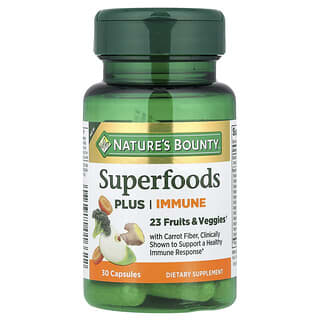 Nature's Bounty, Superfoods Plus Immune, 30 Capsules