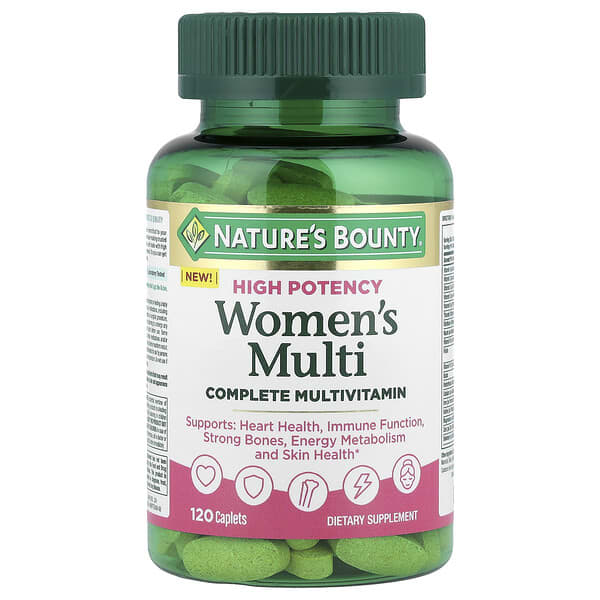 Women's Multi, Complete Multivitamin, High Potency, 120 Caplets