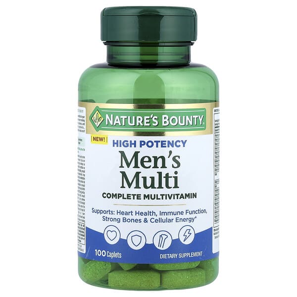Men's Multi, Complete Multivitamin, High Potency, 100 Caplets