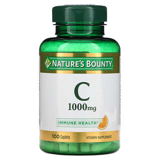 Nature's Bounty, ビタミンC、1,000mg、カプレット100粒