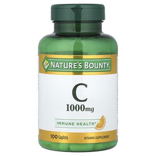 Nature's Bounty, Vitamina C, 1000 mg, 100 comprimidos oblongos