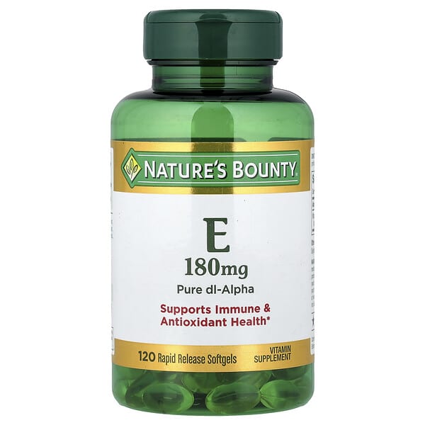 Vitamin E, 180 mg, 120 Rapid Release Softgels