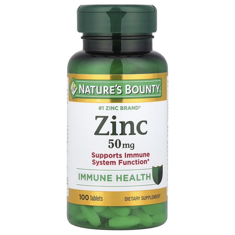 Zinco, 50 mg, 100 comprimidos