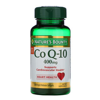 Nature's Bounty, Co Q-10, 400 mg, 39 Schnellabgabe-Weichkapseln