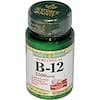 B-12, Sublingual, Natural Cherry Flavor, 2500 mcg, 50 Microlozenges