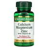 Calcium Magnesium Zinc with Vitamin D3, 100 Coated Caplets