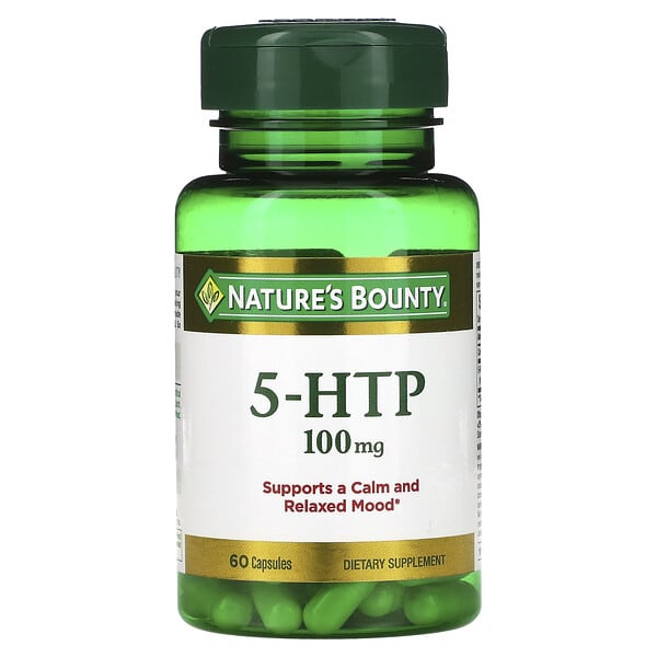 Nature's Bounty, 5-HTP, 100 mg, 60 cápsulas