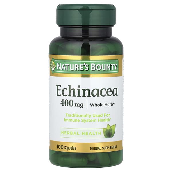 Echinacea, 400 mg, 100 Capsules