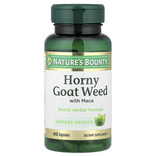 Nature's Bounty, Трава Горянки с Мака 60 капсул