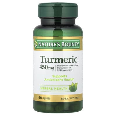 Nature's Bounty, Turmeric Extract, 50 mg, 60 Capsules