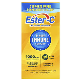 Nature's Bounty, Ester-C®, Maximum Strength, 1,000 mg, 120 Vegetarian Coated Tablets