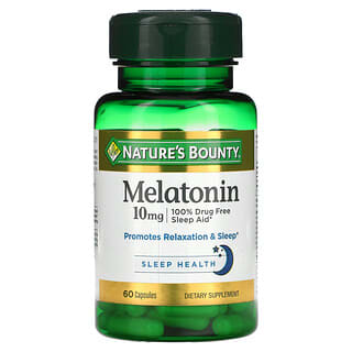 Nature's Bounty, Melatonin, 10 mg, 60 Capsules