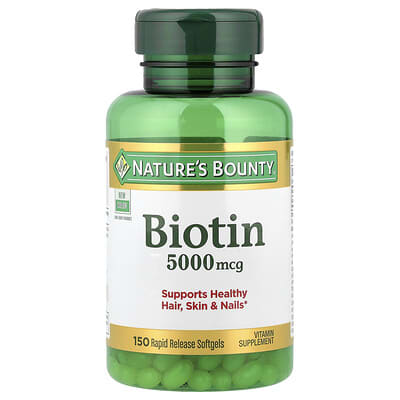 Nature's Bounty, Biovitamin, 5000 mcg, 150 Rapid-Release Softgels