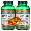 Fish Oil, Twin Pack, 1,200 mg, 180 Rapid Release Softgels Each