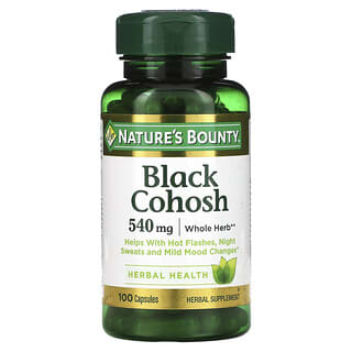 Nature's Bounty, Black Cohosh, 540 mg, 100 Capsules
