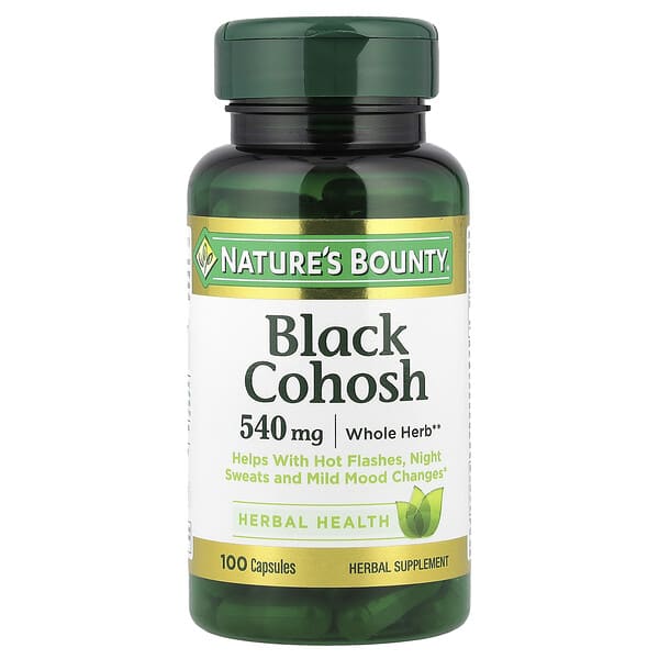 Black Cohosh, 540 mg, 100 Capsules