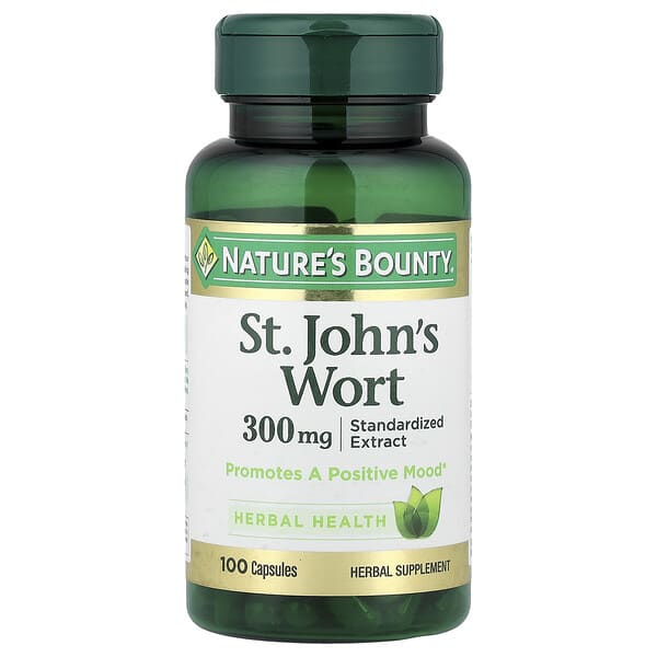 St. John's Wort, 300 mg, 100 Capsules