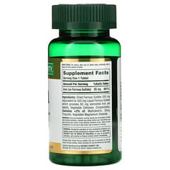 Nature's Bounty, Ferro, 65 mg, 100 Comprimidos