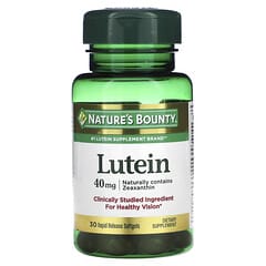Nature's Bounty, Lutéine, 40 mg, 30 gélules à libération rapide