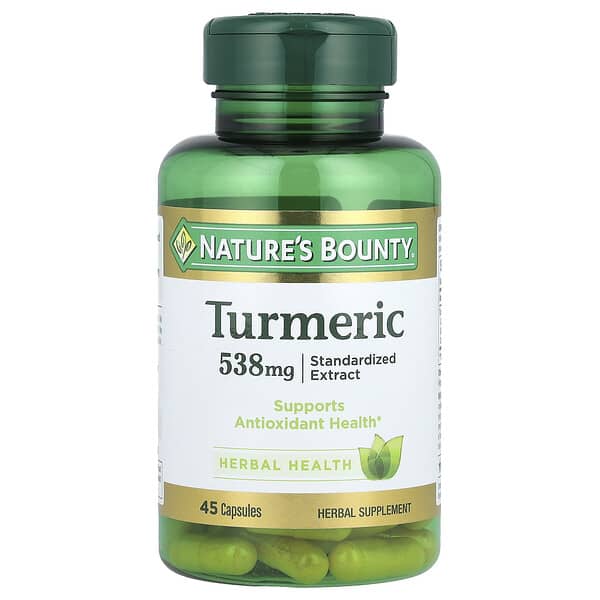 Turmeric, Standardized Extract, 538 mg, 45 Capsules