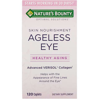 Nature's Bounty, Optimal Solutions, Ageless Eye Skin Nourishment, 120 Caplets