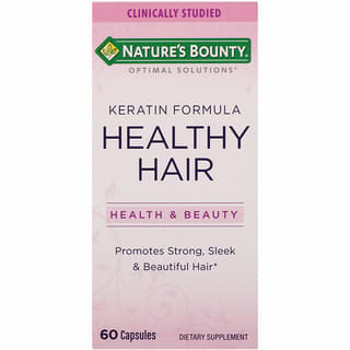 Nature's Bounty, Optimal Solutions, Healthy Hair Keratin Formula, 60 Capsules