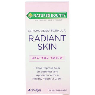 Nature's Bounty, Optimal Solutions, Radiant Skin, Ceramosides Formula, 40 Softgels