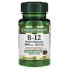 Vitamina B12 en forma de metilcobalamina, Cereza, 1000 mcg, 60 comprimidos de rápida disolución