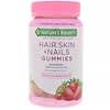 Optimal Solutions, Hair, Skin, & Nails with Biotin, Strawberry Flavored, 80 Gummies