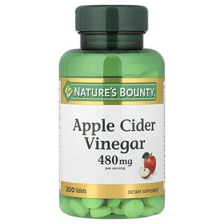 Nature's Bounty, 애플 사이다 식초, 200정(1정당 240mg)