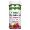 Gommes multivitaminées pour femmes, Framboise, 50 mg, 90 gommes (25 mg par gomme)