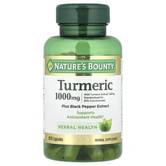 Turmeric Plus Black Pepper Extract, 1,000 mg, 60 Capsules