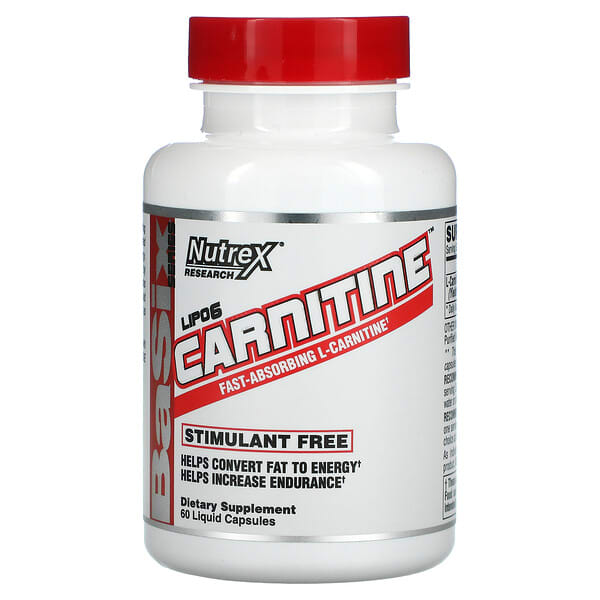 Nutrex Research, LIPO-6 CARNITINE, 60 Liquid Capsules