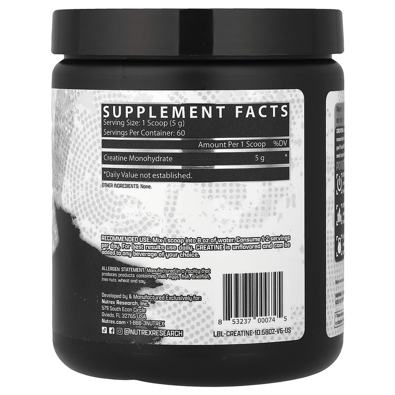 Nutrex Research クレアチンモノハイドレート 300g | iHerb