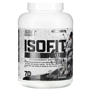 Nutrex Research, IsoFit Protein, Cookies & Cream, 5.4 lb (2,450 g)