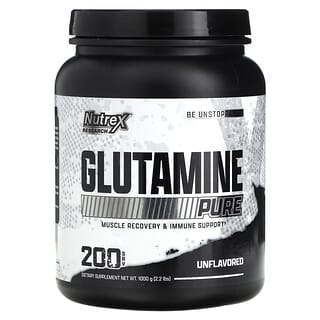 Nutrex Research, Glutamina pura, Sin sabor, 1000 g (2,2 lb)
