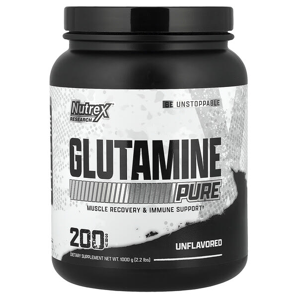 Nutrex Research, Glutamine Pure, Unflavored, 2.2 lbs (1,000 g) — product photo 1