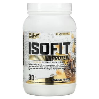 Nutrex Research, Proteína IsoFit, Bananas Foster, 990 g (2,18 lbs)