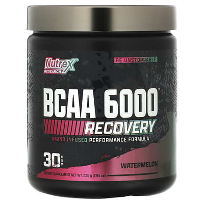 Nutrex Research, BCAA 6000, Repair, Watermelon Flavor, 7.94 oz (225 g)