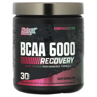 Nutrex Research, BCAA 6000, Recovery, Watermelon, 7.94 oz (225 g)