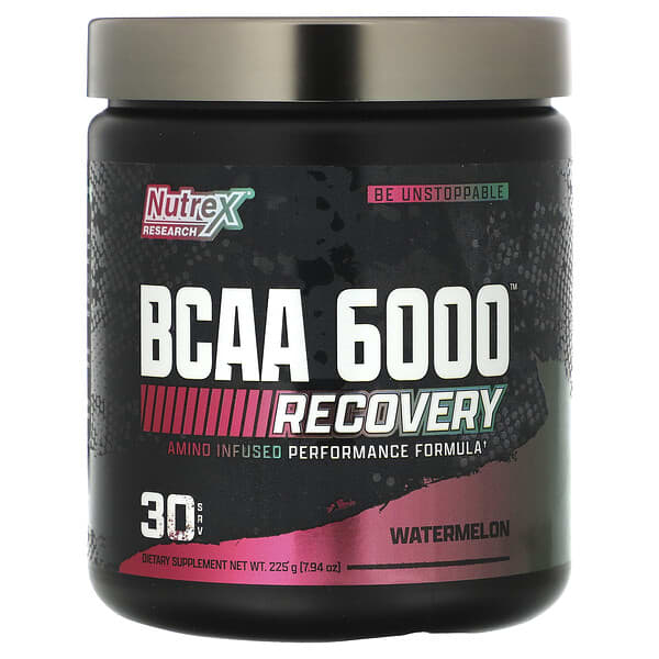 BCAA 6000, Recovery, Watermelon, 7.94 oz (225 g)