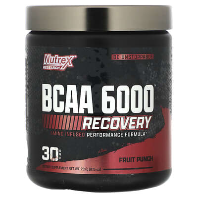 Nutrex Research, BCAA 6000, Repair, Fruit Blend, 8.15 oz (231 g)
