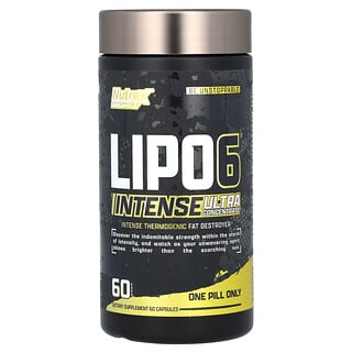 Nutrex Research, LIPO 6, Intense, Ultra Concentrate, 60 Capsules