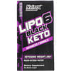 LIPO-6 Black Keto, Suplemento cetogénico para la pérdida de peso, Fórmula avanzada, 60 cápsulas negras