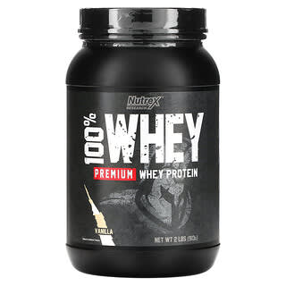 Nutrex Research, 100% Premium Whey Protein, Vanille, 913 g (2 lbs.)