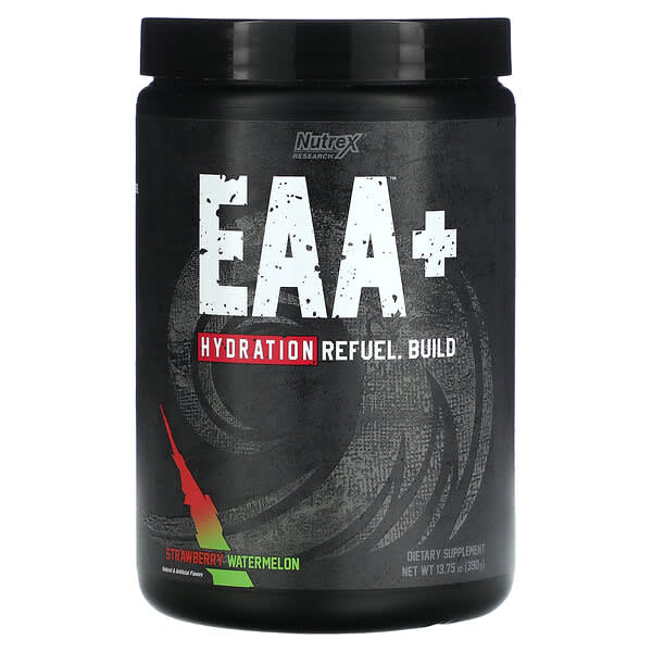 Nutrex Research, EAA+ Hydration, Strawberry Watermelon, 13.75 oz (390 g)